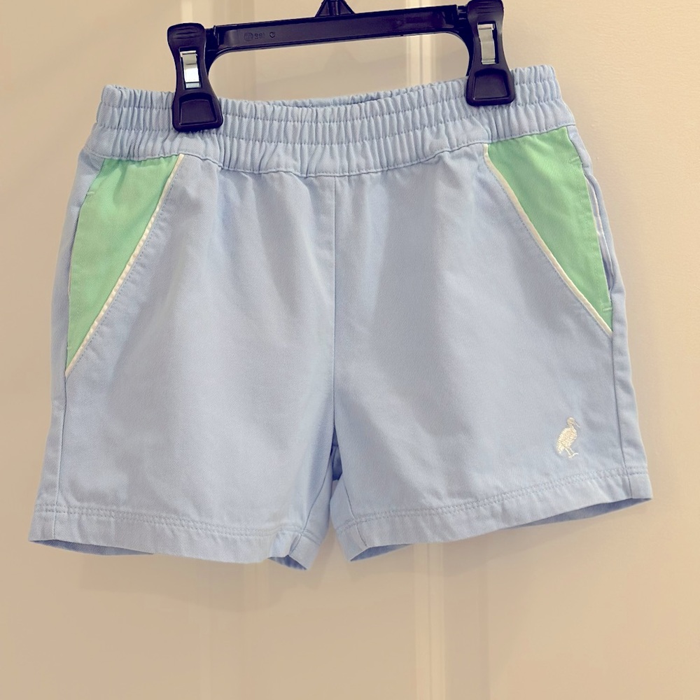 The Beaufort Bonnet Company Light Blue Shorts with Mint Green Accent